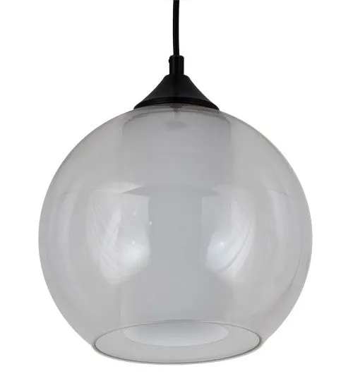 12"W Bola Cilindro Contemporary Pendant