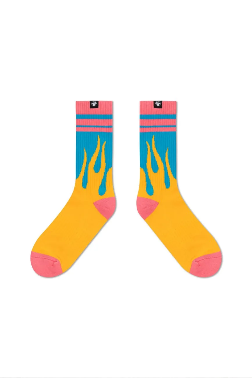 2 Pairs // Twin   Flame socks