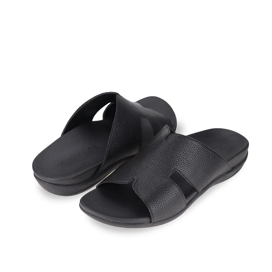 [20% off at cart] Men Classic H-Strap Leather Sandals