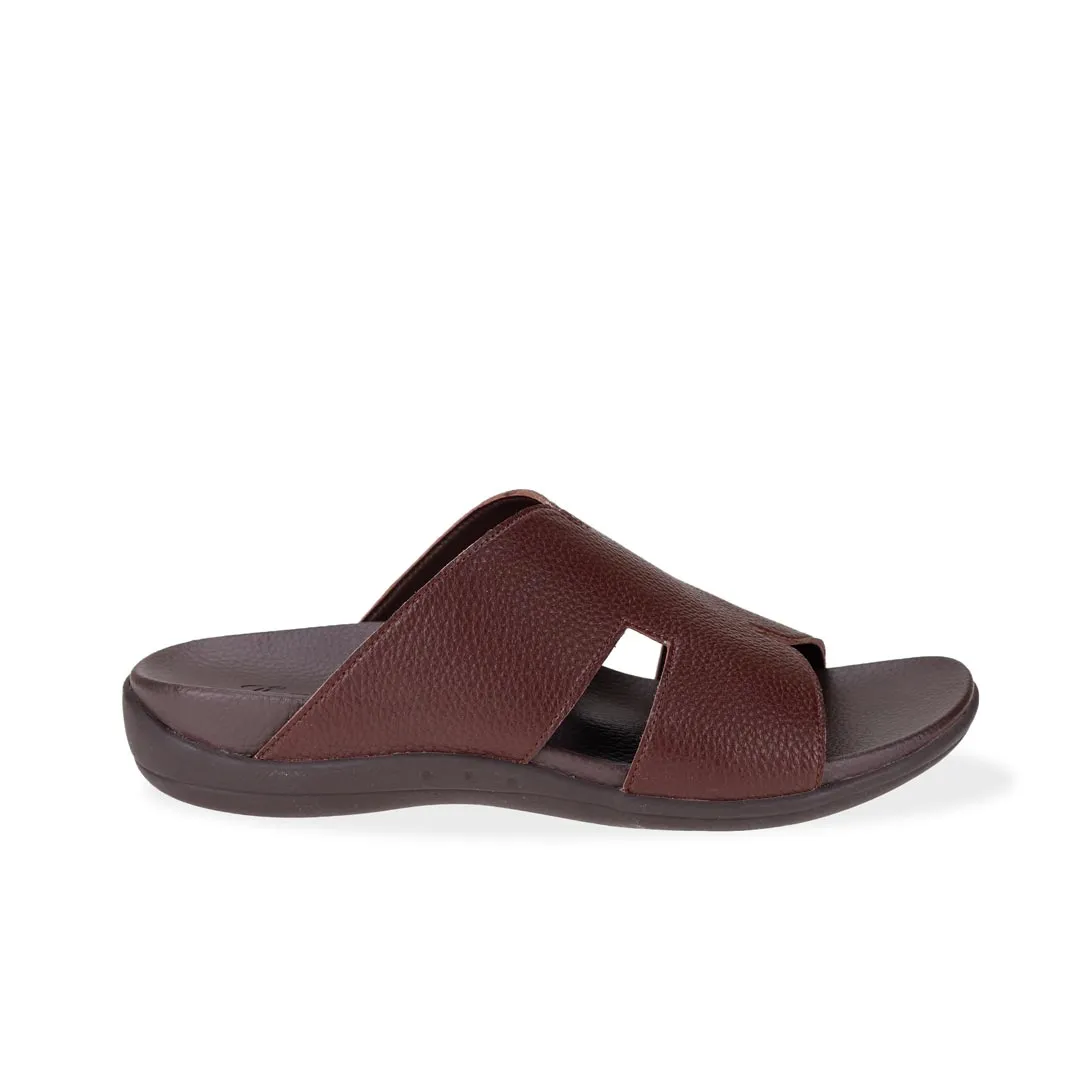 [20% off at cart] Men Classic H-Strap Leather Sandals