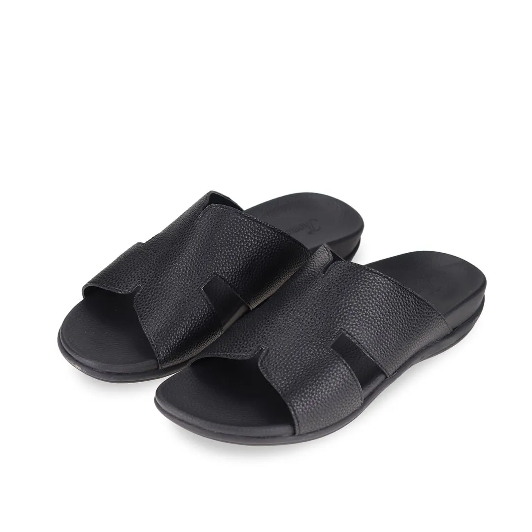 [20% off at cart] Men Classic H-Strap Leather Sandals