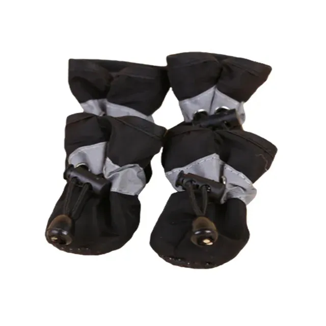 4pcs/set Waterproof dog/cat waterproof boots**Pet Supplies*