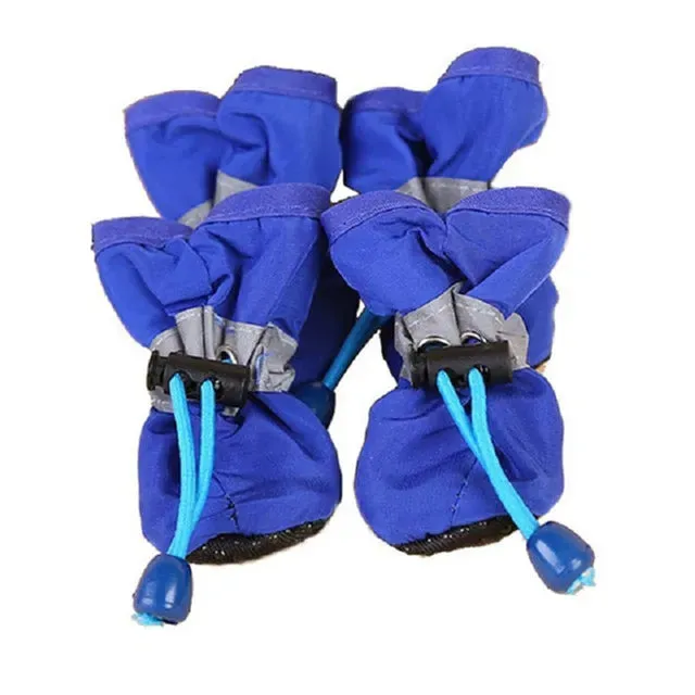 4pcs/set Waterproof dog/cat waterproof boots**Pet Supplies*