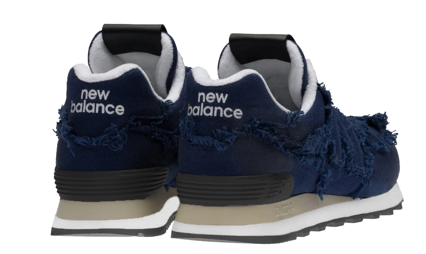 574 New Balance x Miu Miu denim sneakers