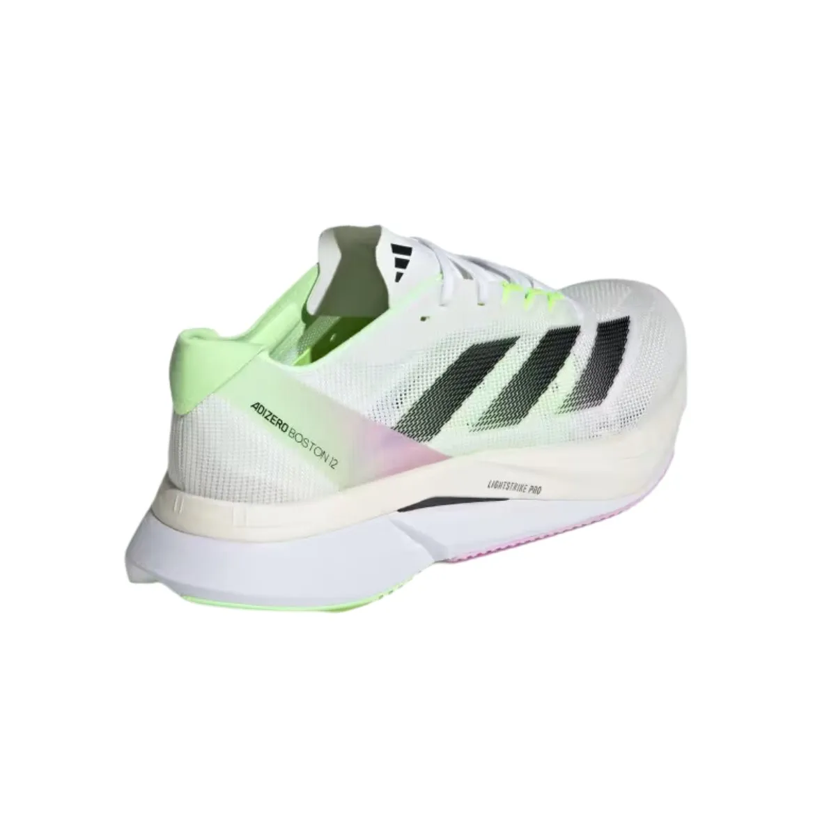 Adidas Adizero Boston 12 White Green SS24 Shoes