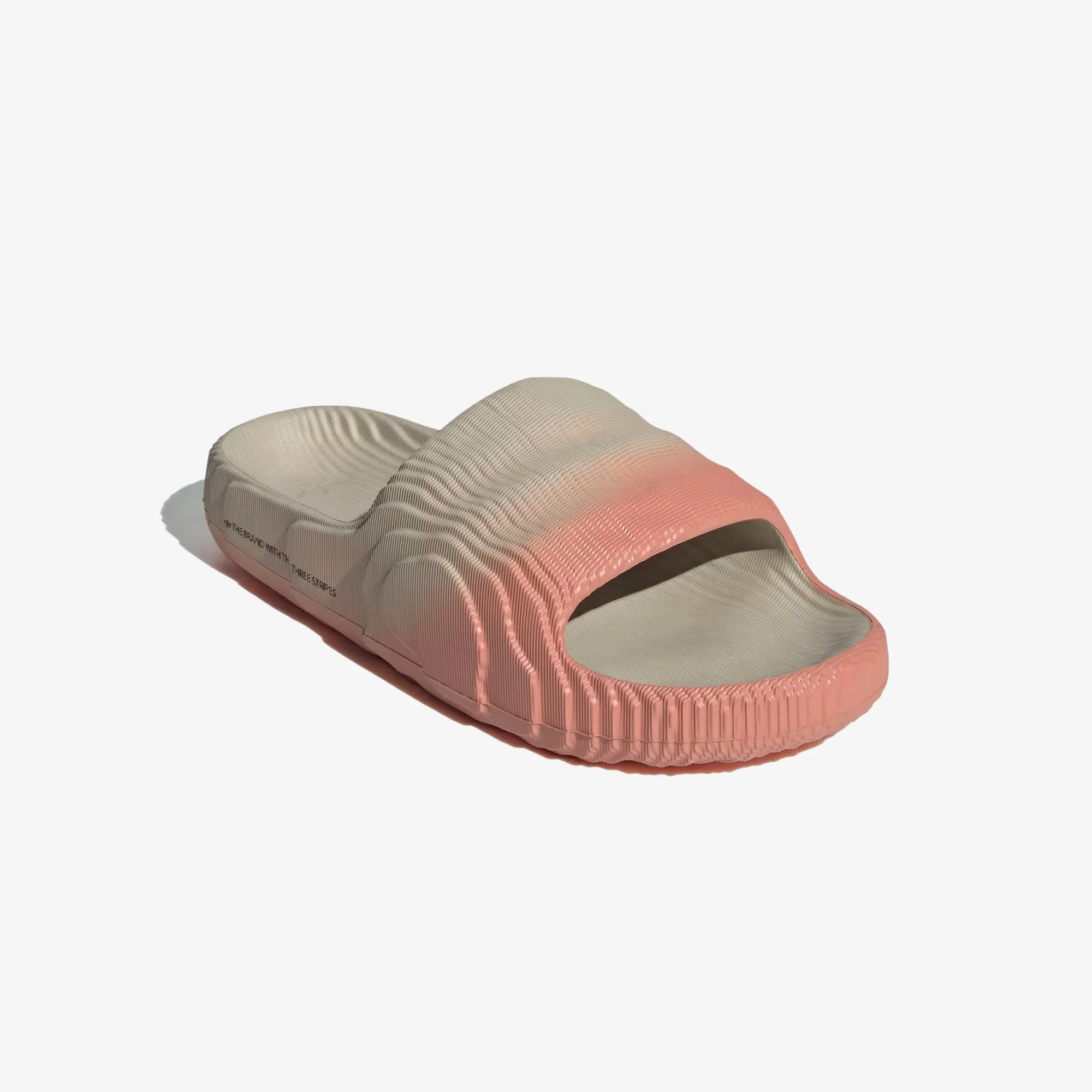 Adidas Originals | ADILETTE 22  { WONDER BEIGE/WONDER CLAY/CORE BLACK