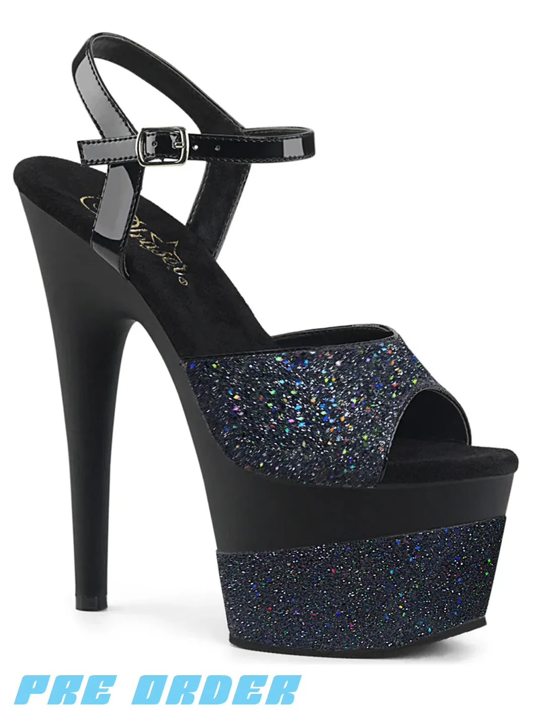 ADORE-709-2G - BLACK GLITTER ✰ PRE ORDER ✰