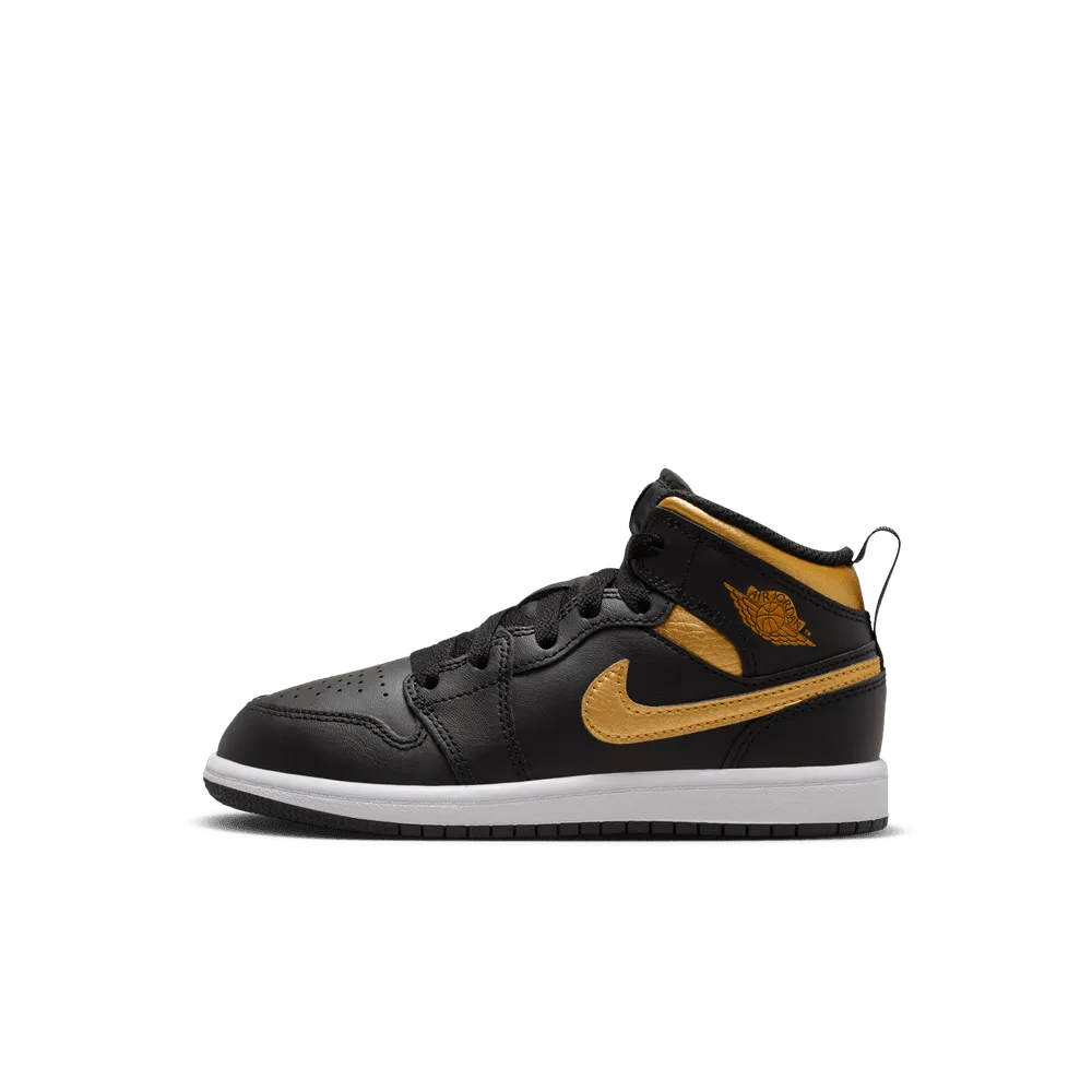 Air Jordan 1 Mid PS 'Black Metallic Gold'