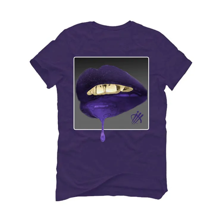 Air Jordan 12 Field Purple - Purple T-Shirt (lipstick)