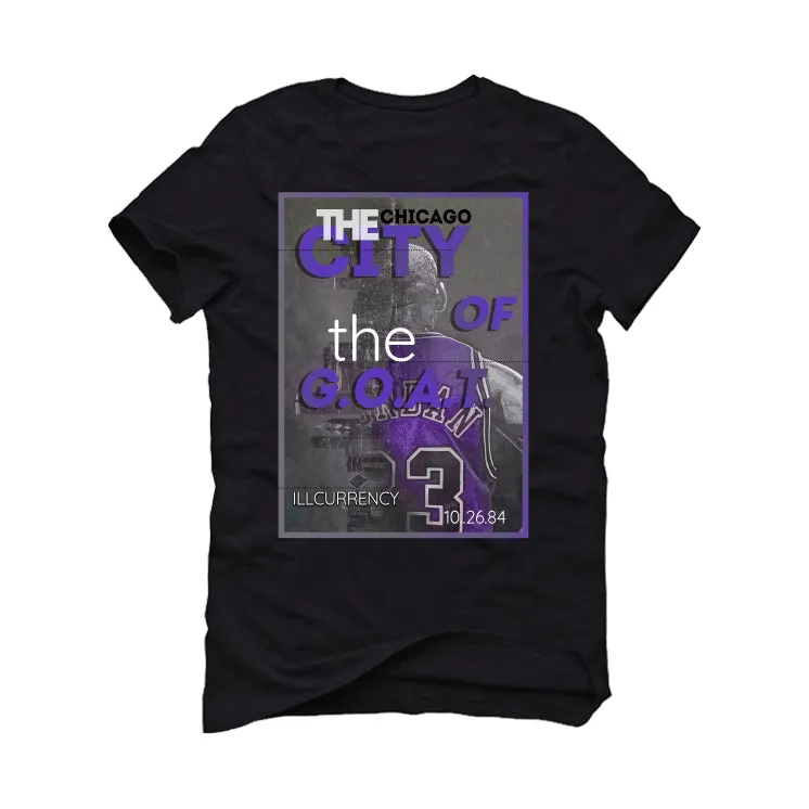 Air Jordan 13 Retro Purple Venom - Black T-Shirt (CITY OF GOAT)