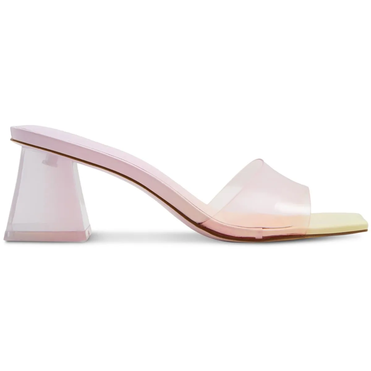 Aldo Womens CASABLANCA Jelly Square Toe Block Heel