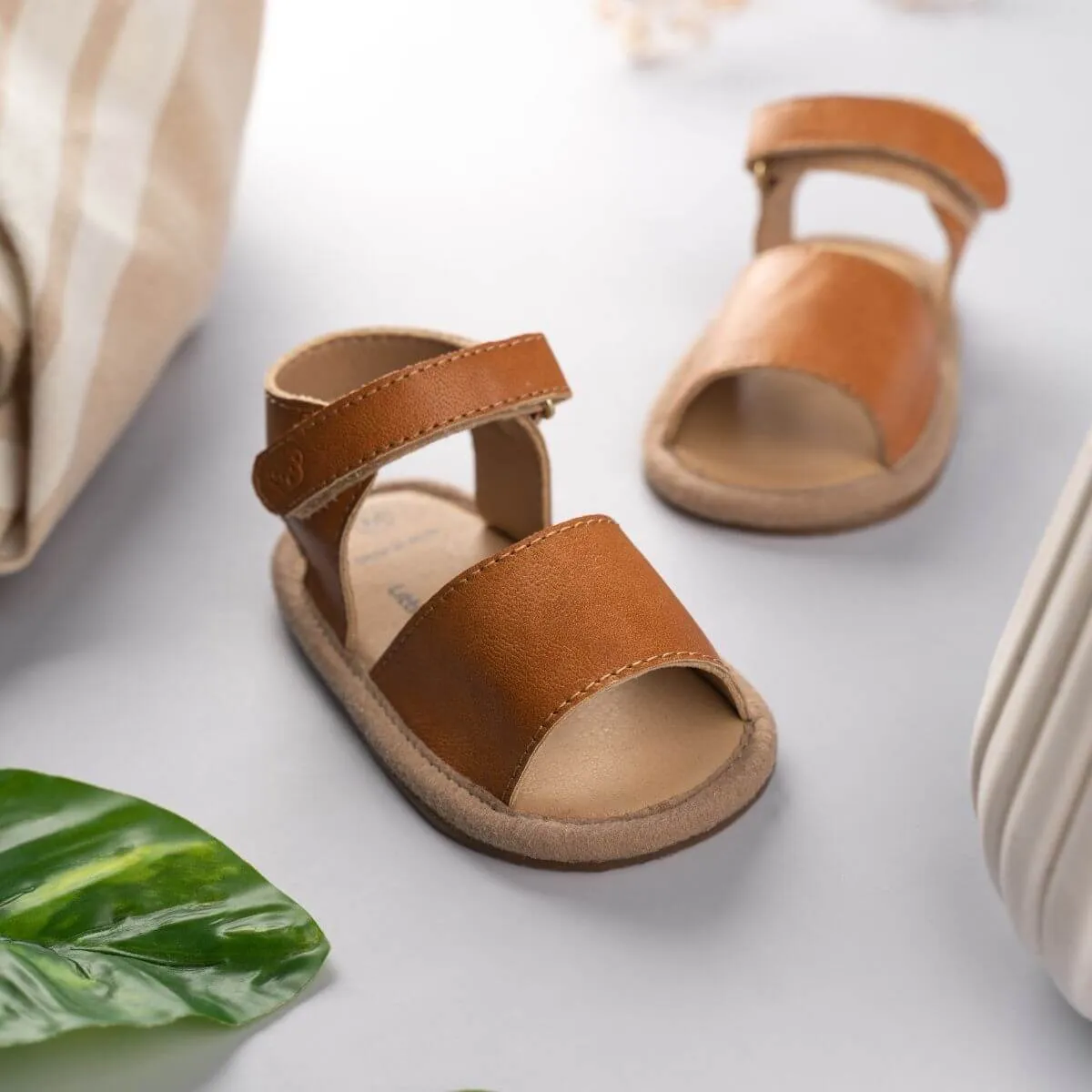 Alice Soft Sole Sandals - Tan