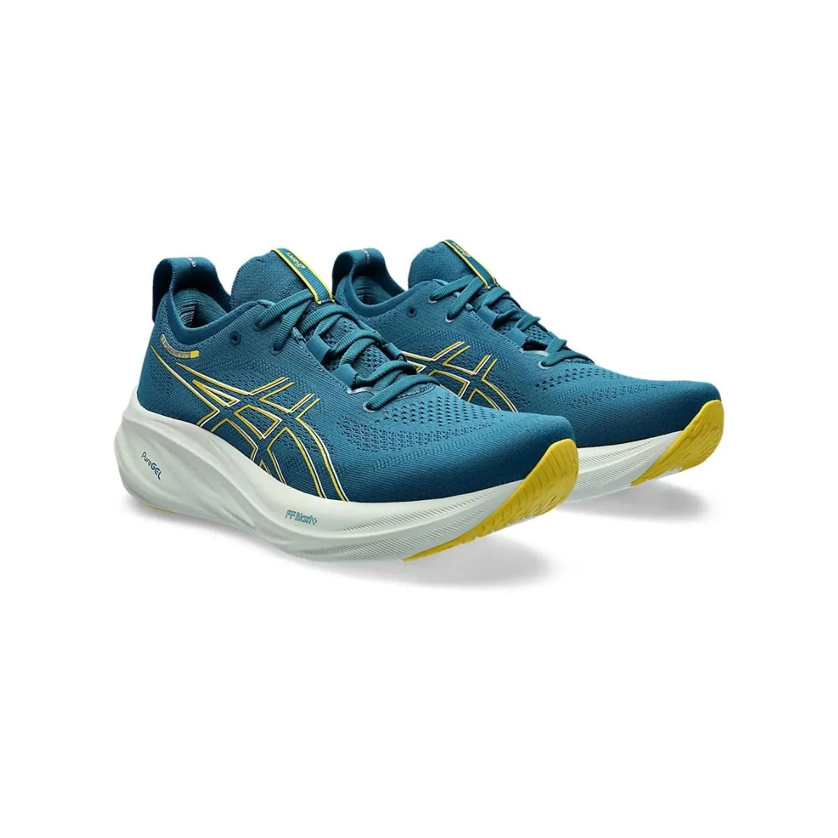 Asics Gel Nimbus 26 Green Yellow Shoes SS24