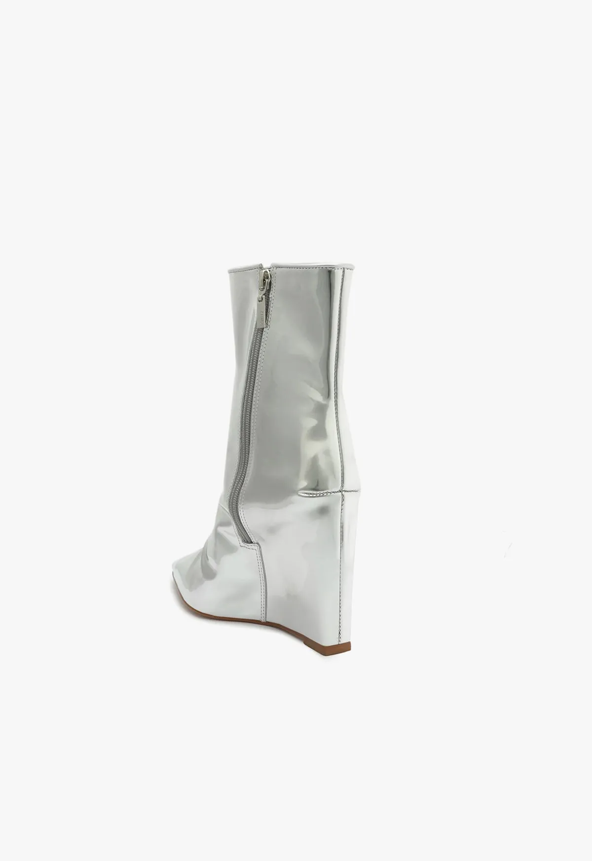 Asya Specchio Leather Bootie