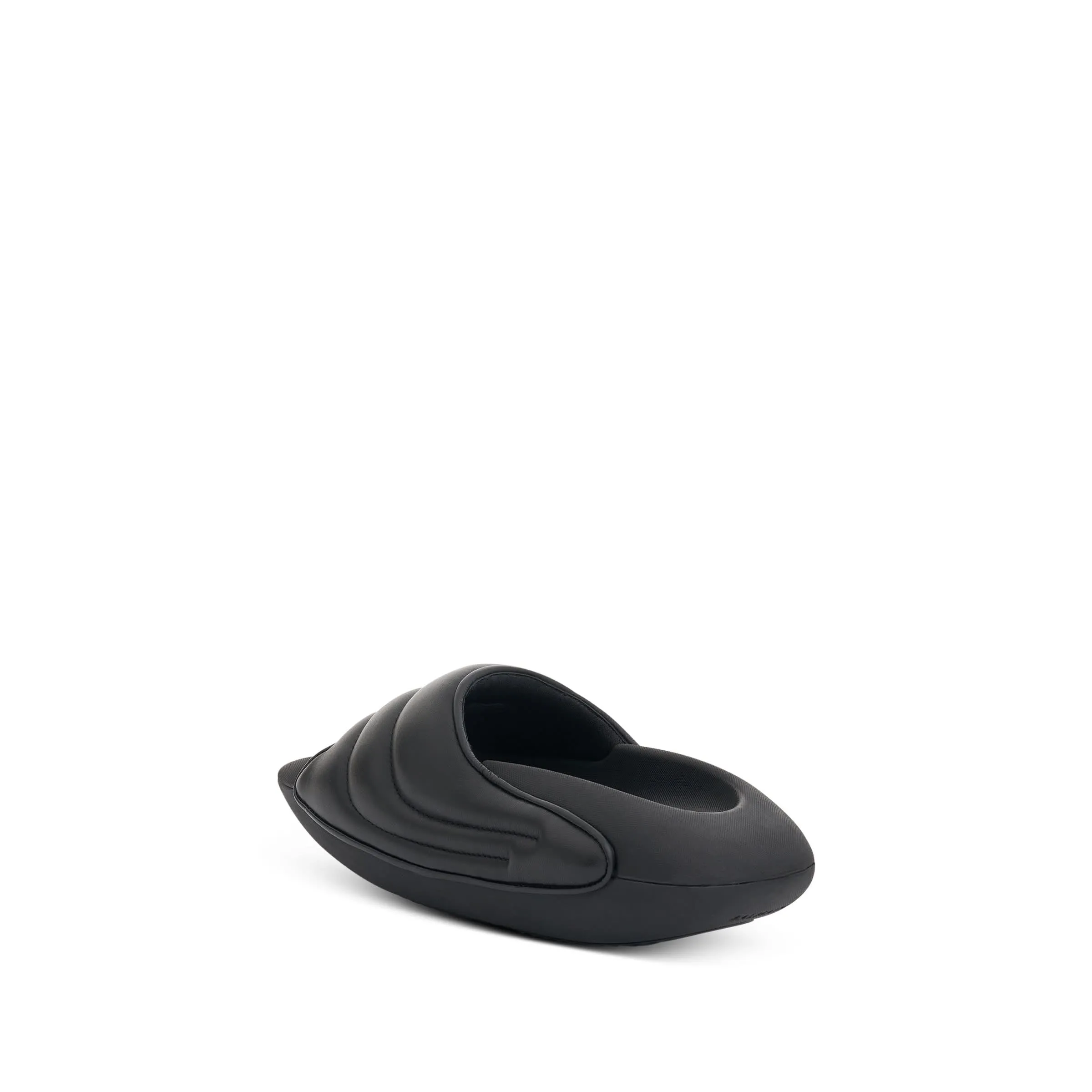 B-It Quilted Lambskin Slip On Sandal in Black