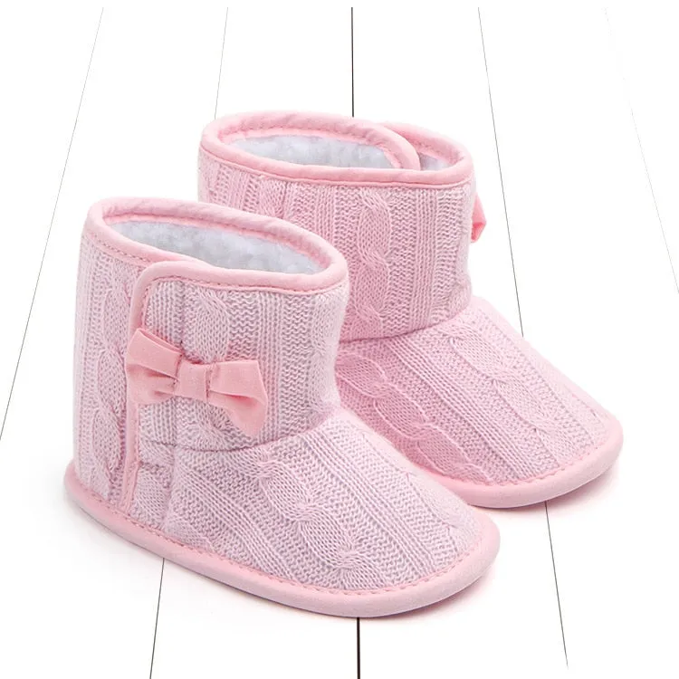 Baby Winter Boots Infant Toddler Newborn Cute Cartoon Bear Shoes Girls Boys First Walkers Super Keep Warm Snowfield Booties Boot