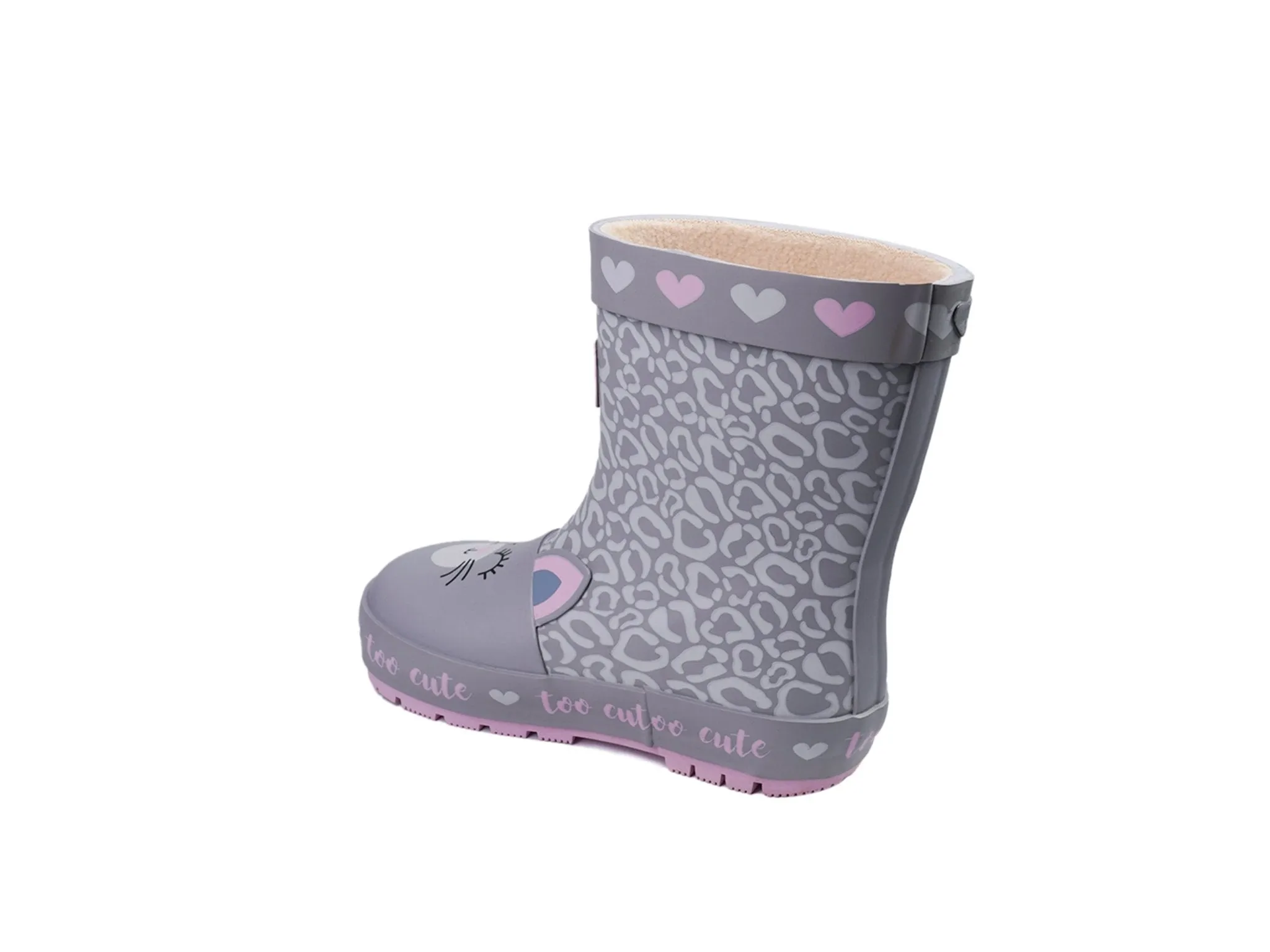 BAILEY - Cat Themed Girls' Novelty Rain Boots