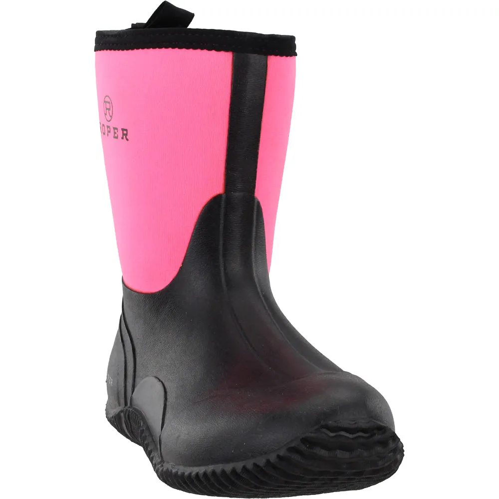 Barnyard 9 Inch Round Toe Rain Boots