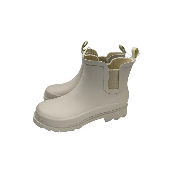 Beige 100% Rubber Stompers Boots