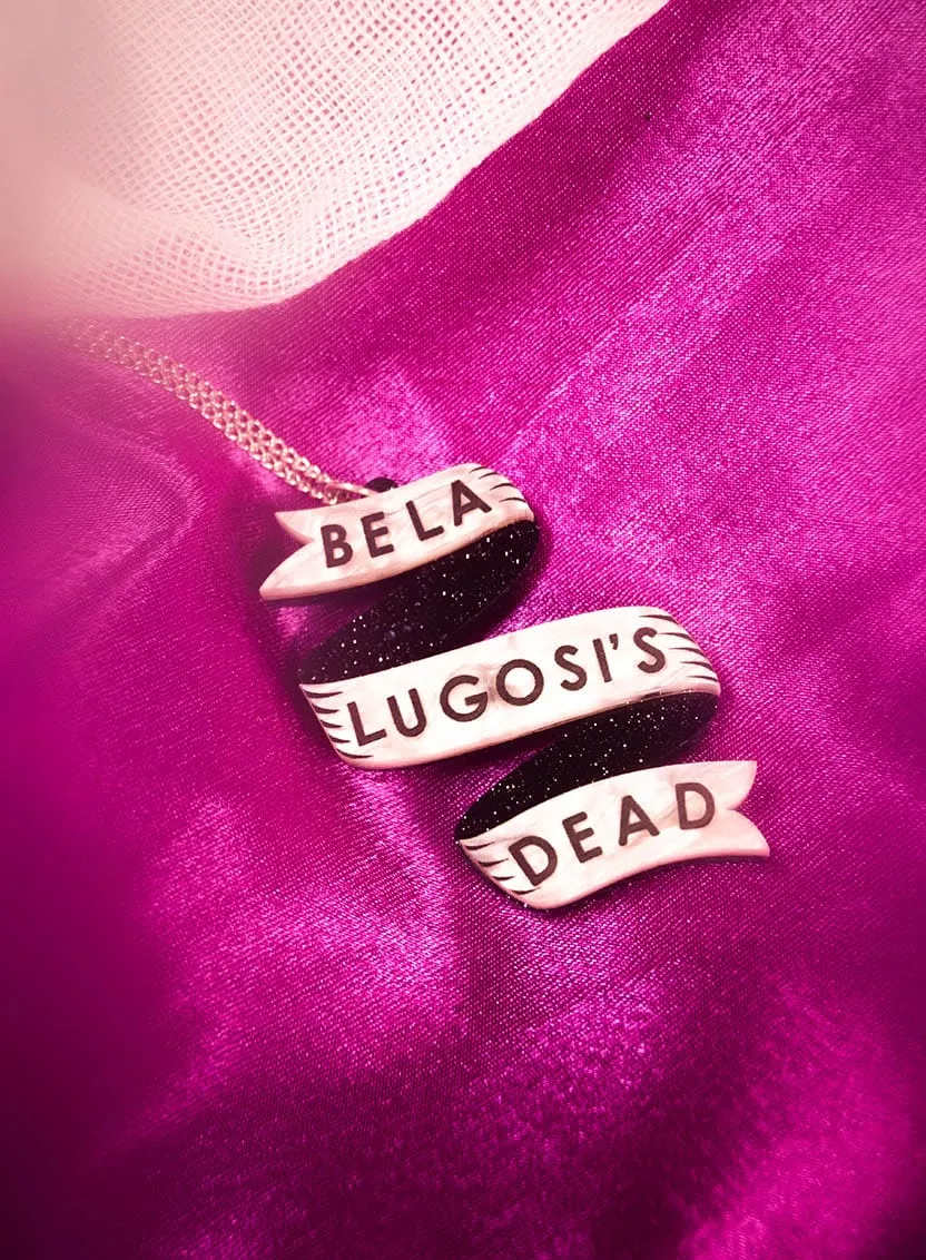 Bela Lugosi's Dead Necklace