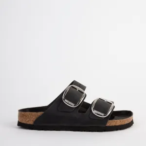 BIRKENSTOCK SANDALS - ARIZONA BIG BUCKLE NARROW FIT - BLACK