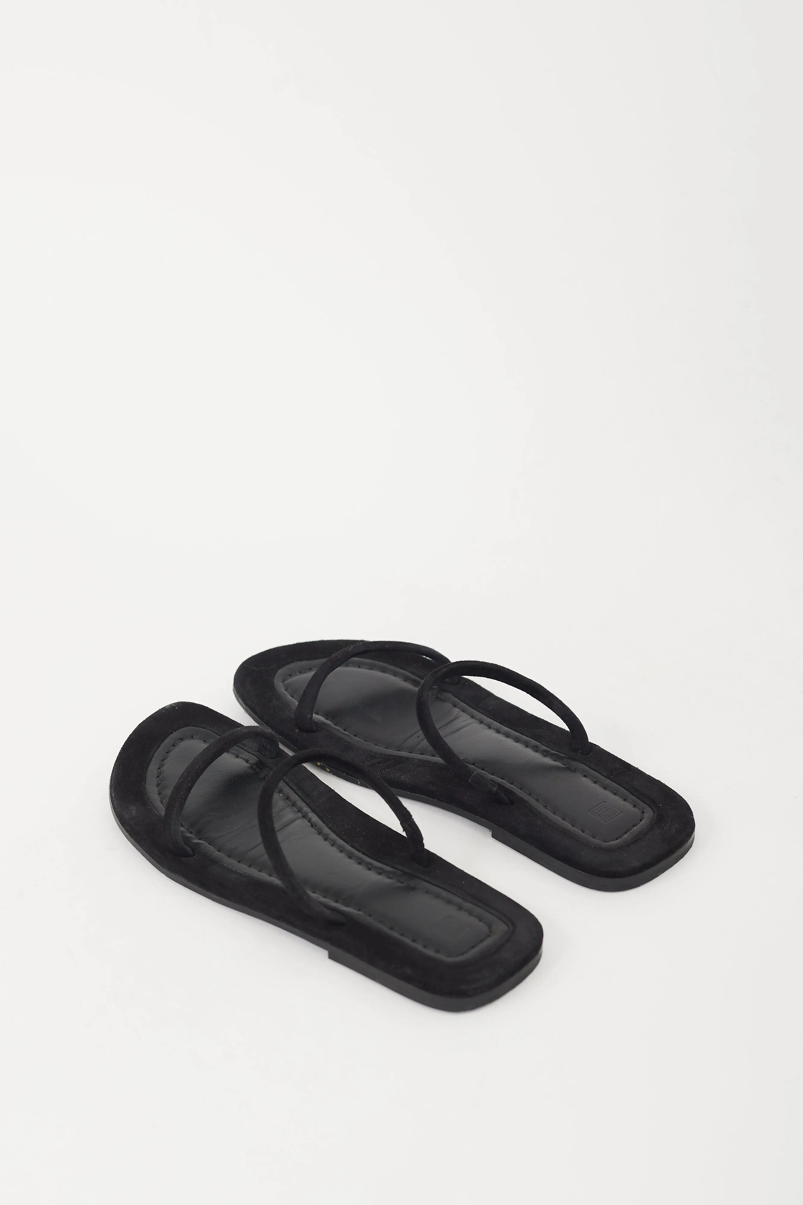 Black Suede The City Sandal