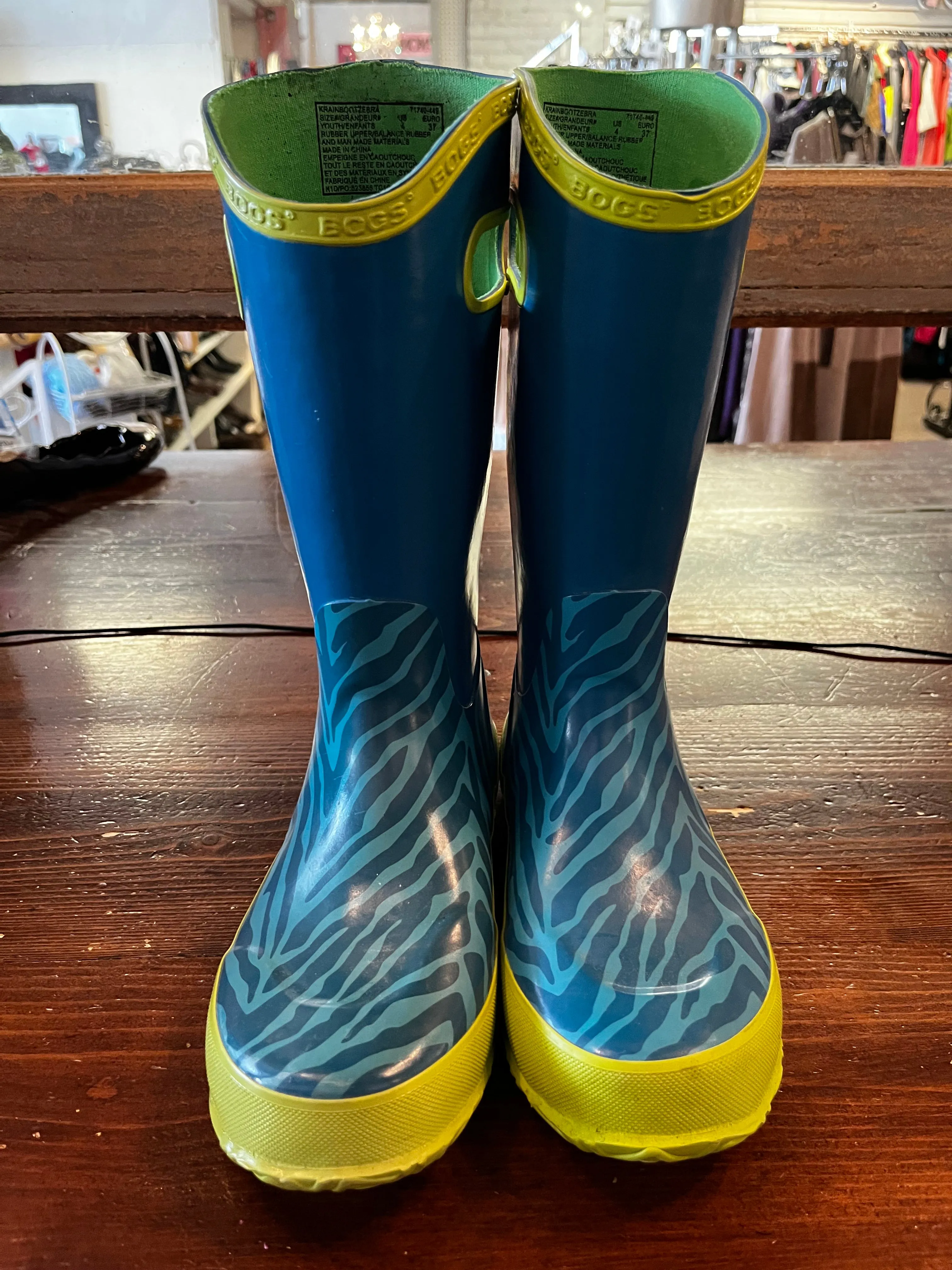 BOG Rain Boots (Size 37= Size 6)