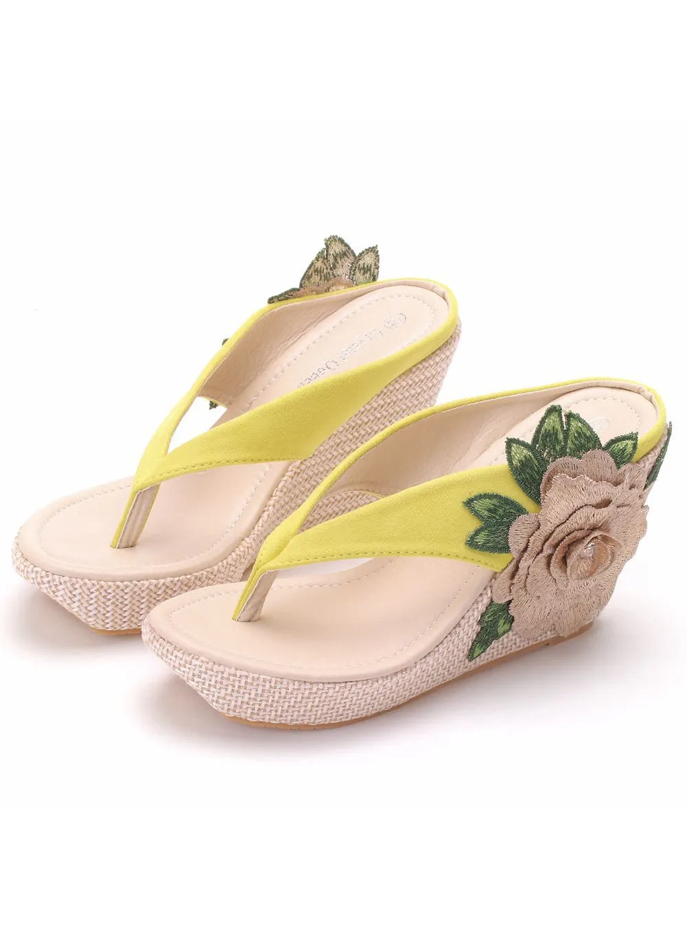 Bohemian Wedges Beach Flip-flops