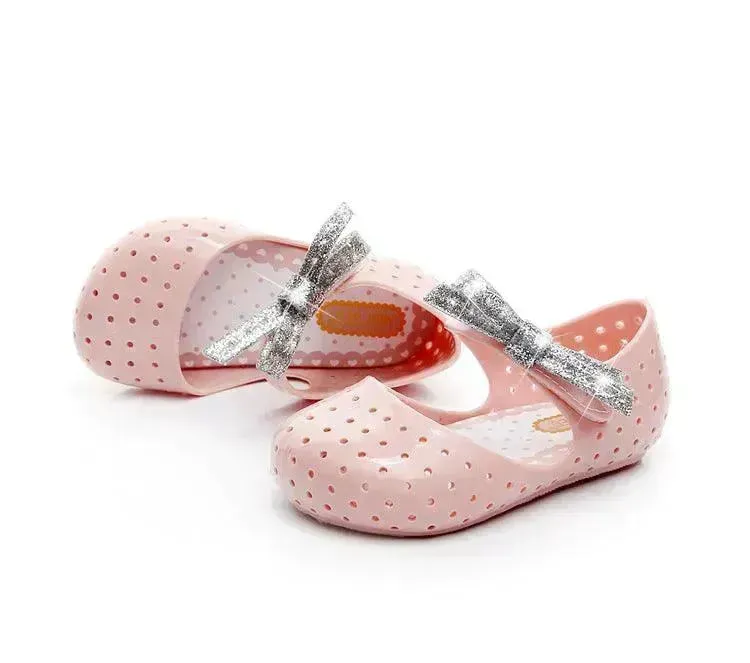 Bowknot Fish Mouth Boy Girl Jelly Sandals