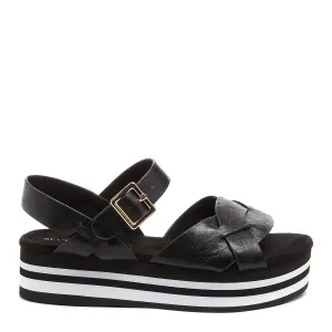 Breeze Black Platform Sandals