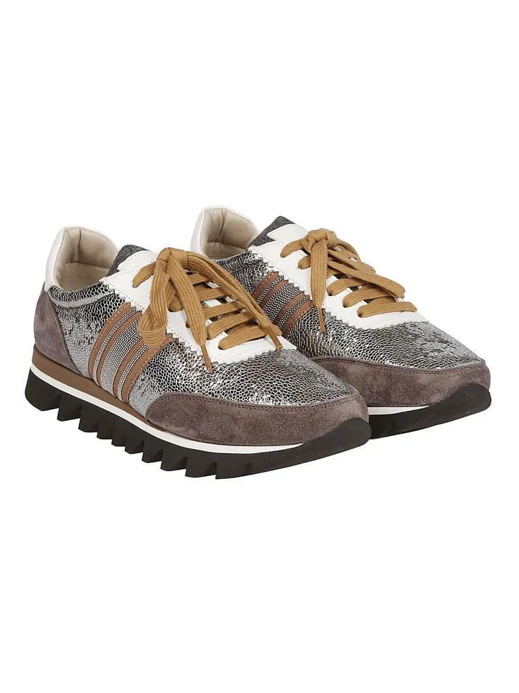 Brunello Cucinelli Glitter Sneakers