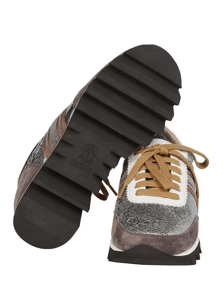 Brunello Cucinelli Glitter Sneakers