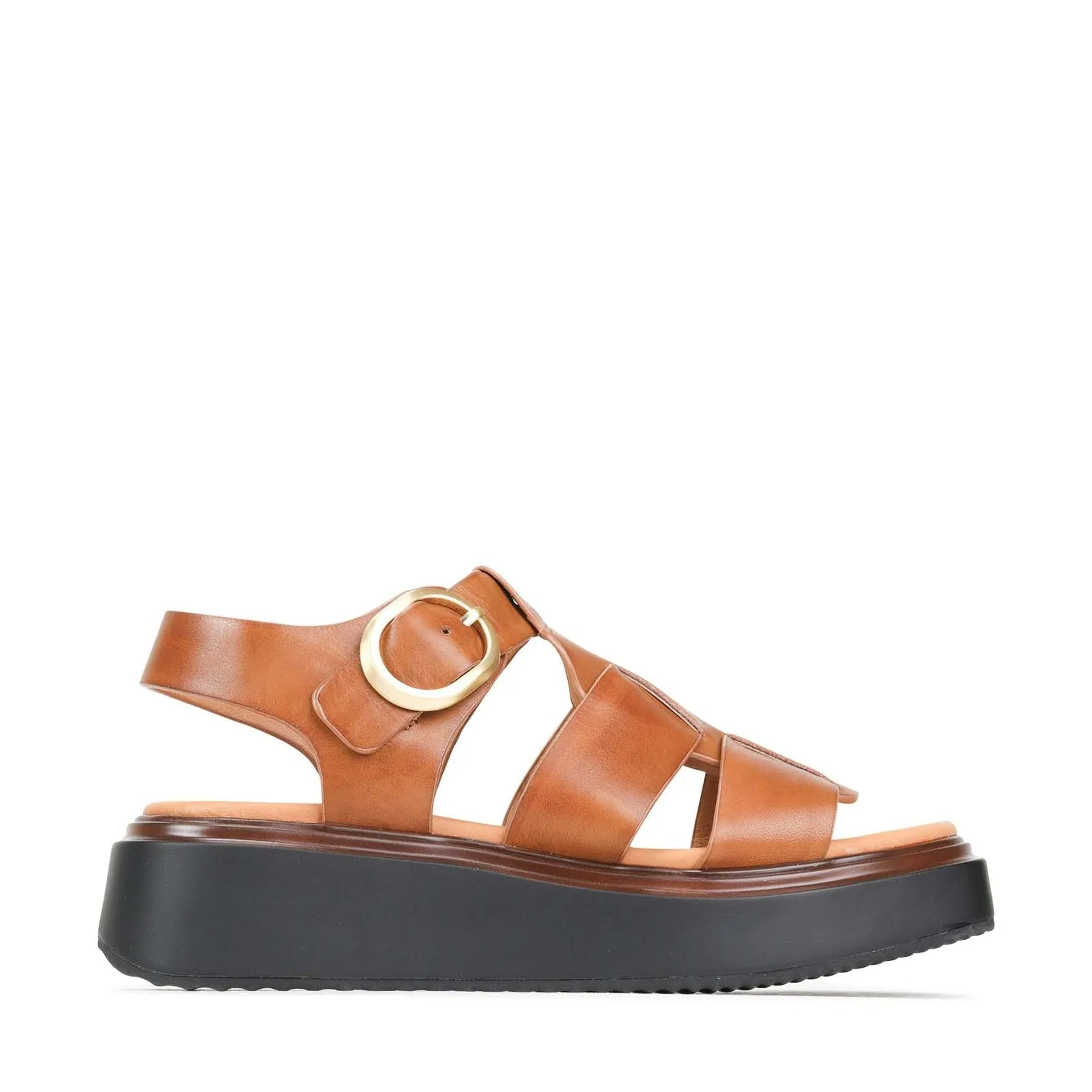 CARENA GLADIATOR SANDAL FLATFORM LEATHER