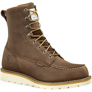 Carhartt Men's 8" WP Soft Toe Wedge Work Boot - Dark Brown - FW8095-M