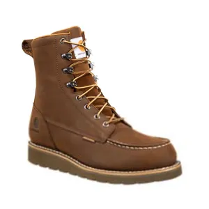 Carhartt Men's Moc 8" Soft Toe Wedge Work Boot -Brown- FW8093-M