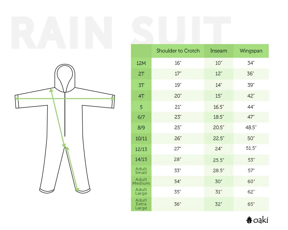 Children's Rain/Trail Suit, Lavender