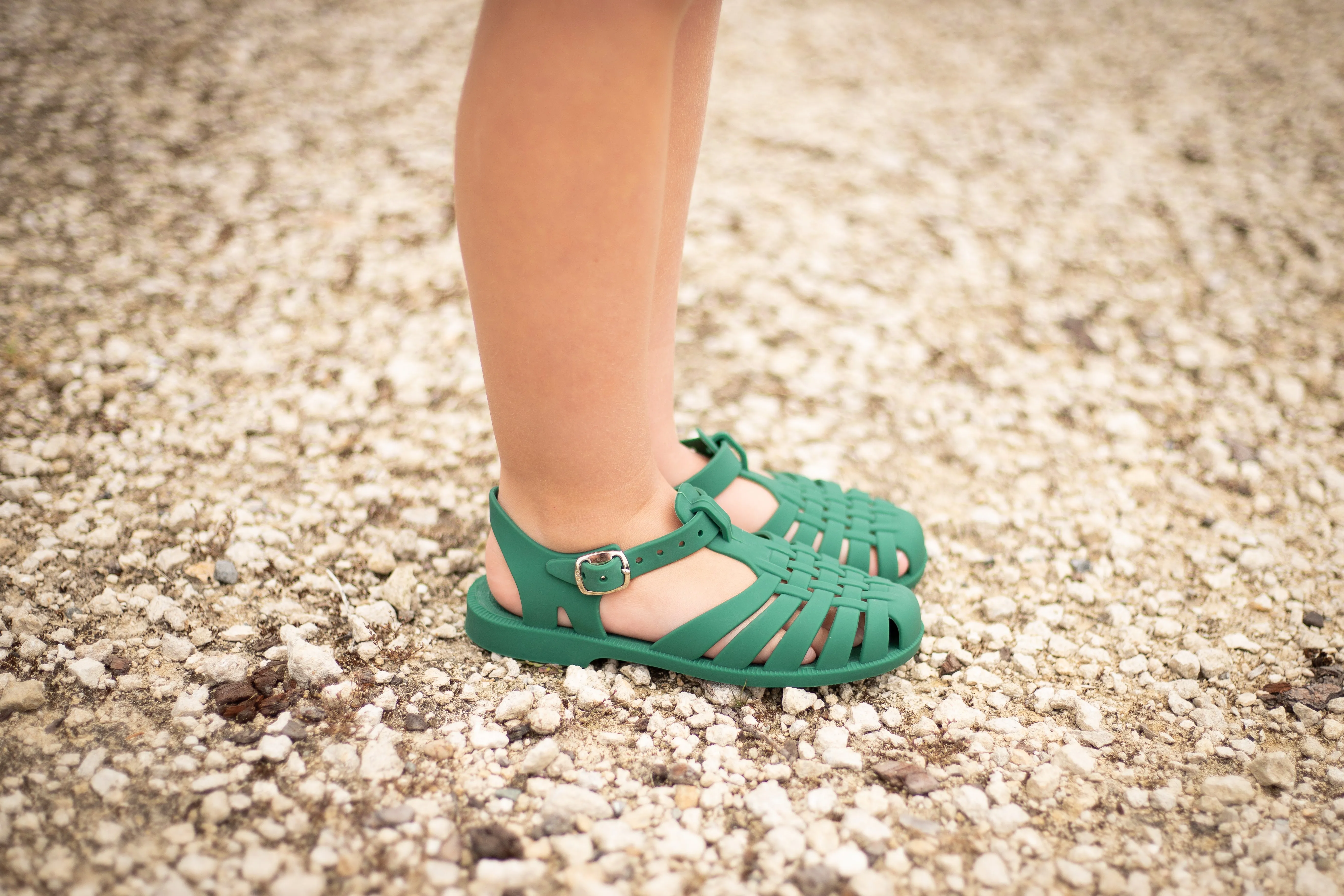 Classical Jelly Sandals Myrtle Green