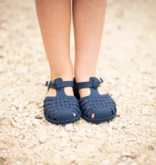 Classical Jelly Sandals Navy Blue