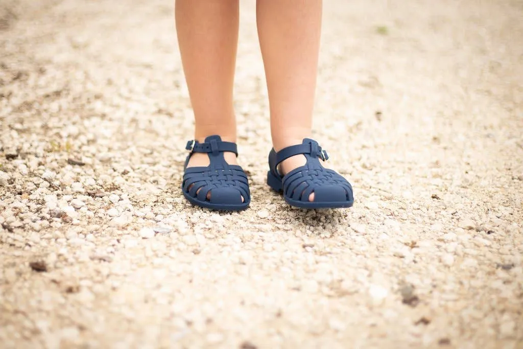 Classical Jelly Sandals Navy