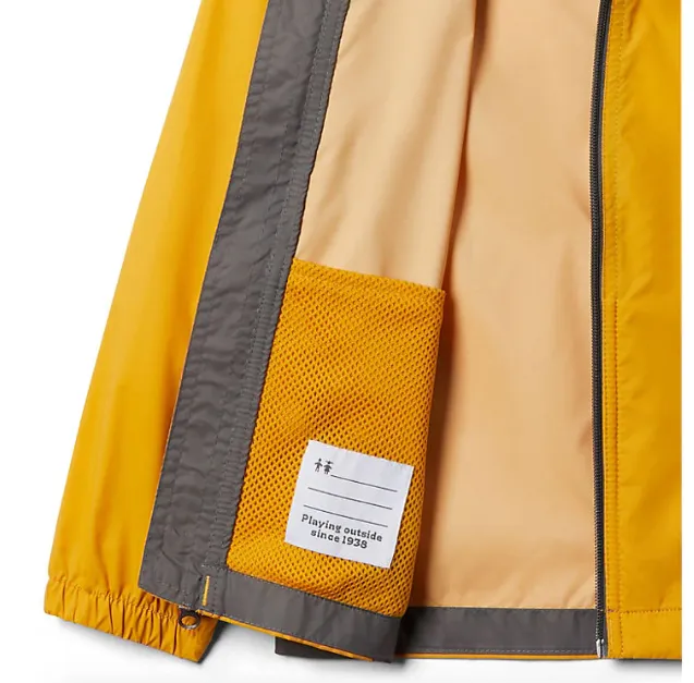 Columbia Bright Gold/City Grey Glennaker Toddler Rain Jacket