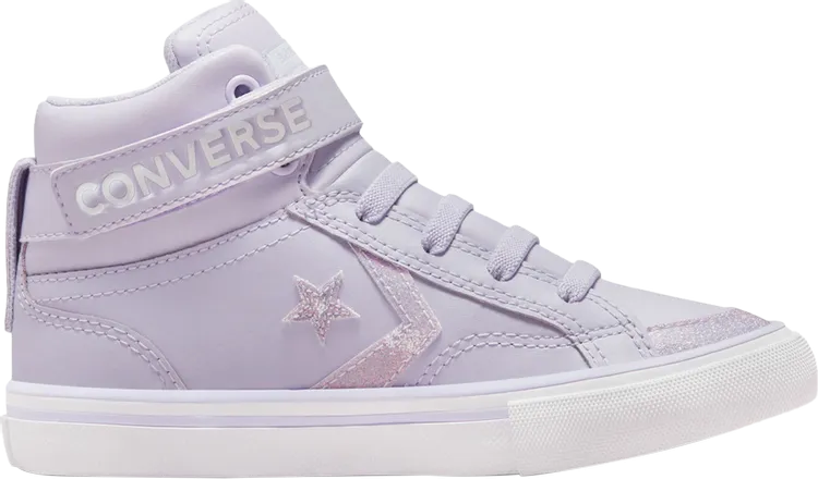 Converse Pro Blaze Strap Easy-On High PS Vapor Violet Glitter Sneakers, Purple