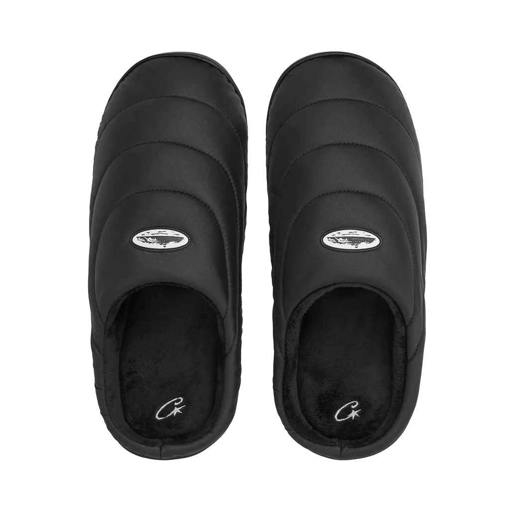 Corteiz 'Crib Crep' Slides – Black