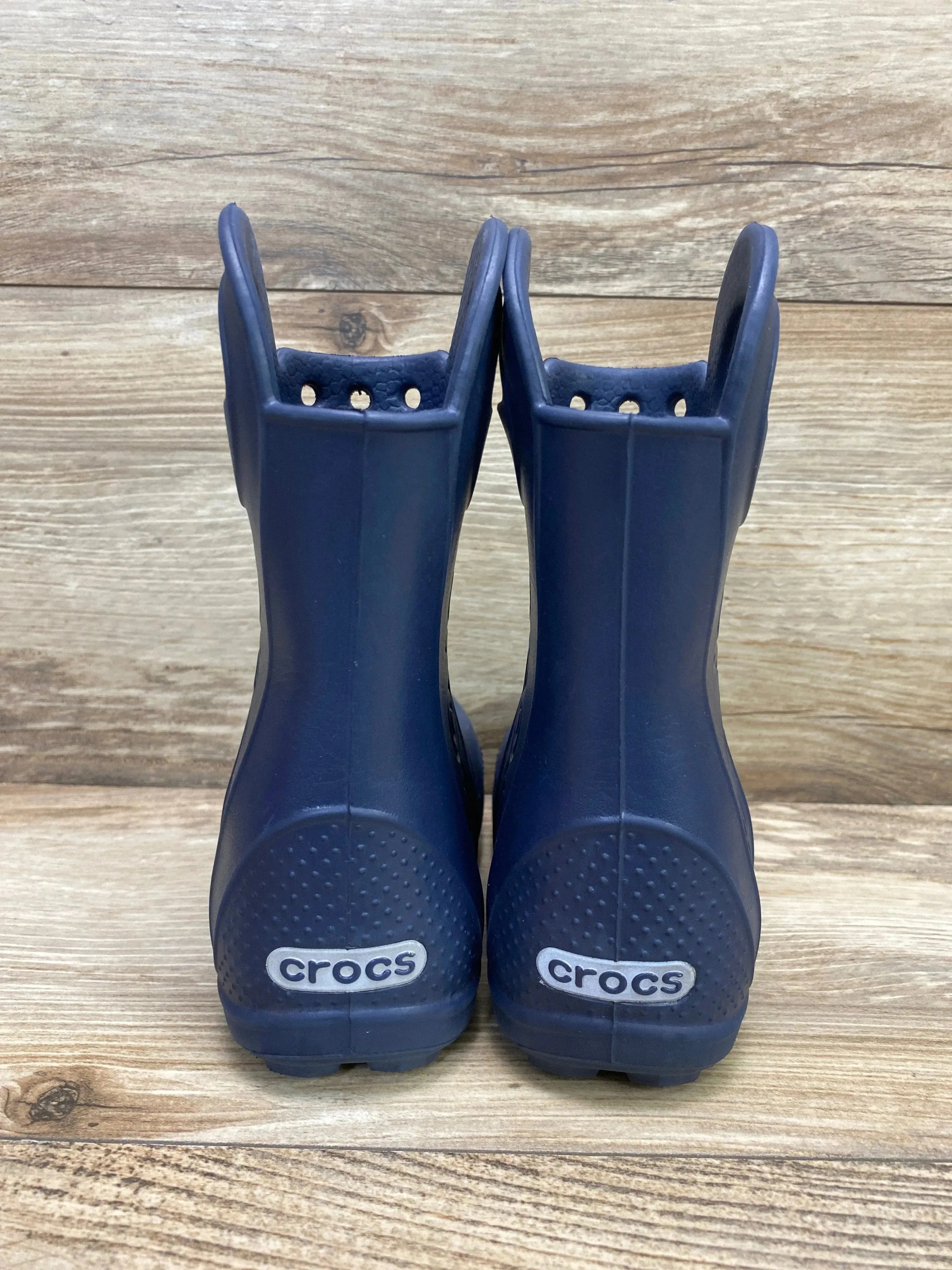 Crocs Kids' Handle It Rain Boots Blue sz 8c