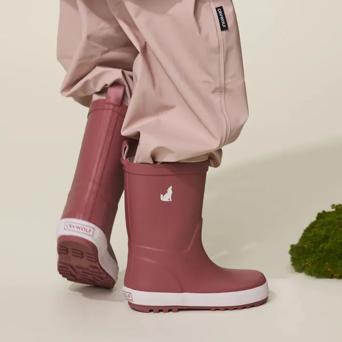 CryWolf Rain Boots Rosewood Dark Pink