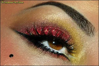 Diamond Glitter Ruby (Red Glitter)/Red bottom