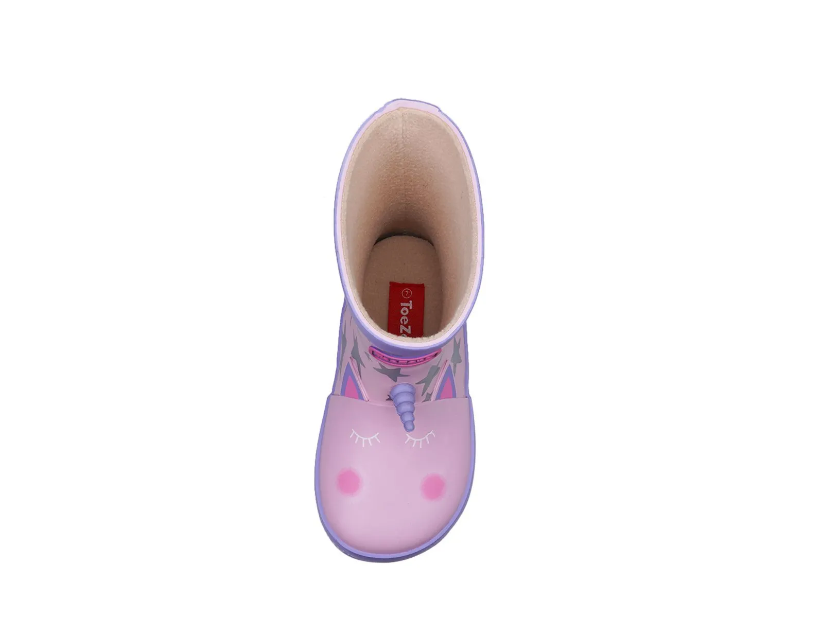 EVA - Girls' Unicorn Themed Pink Novelty Rain Boots