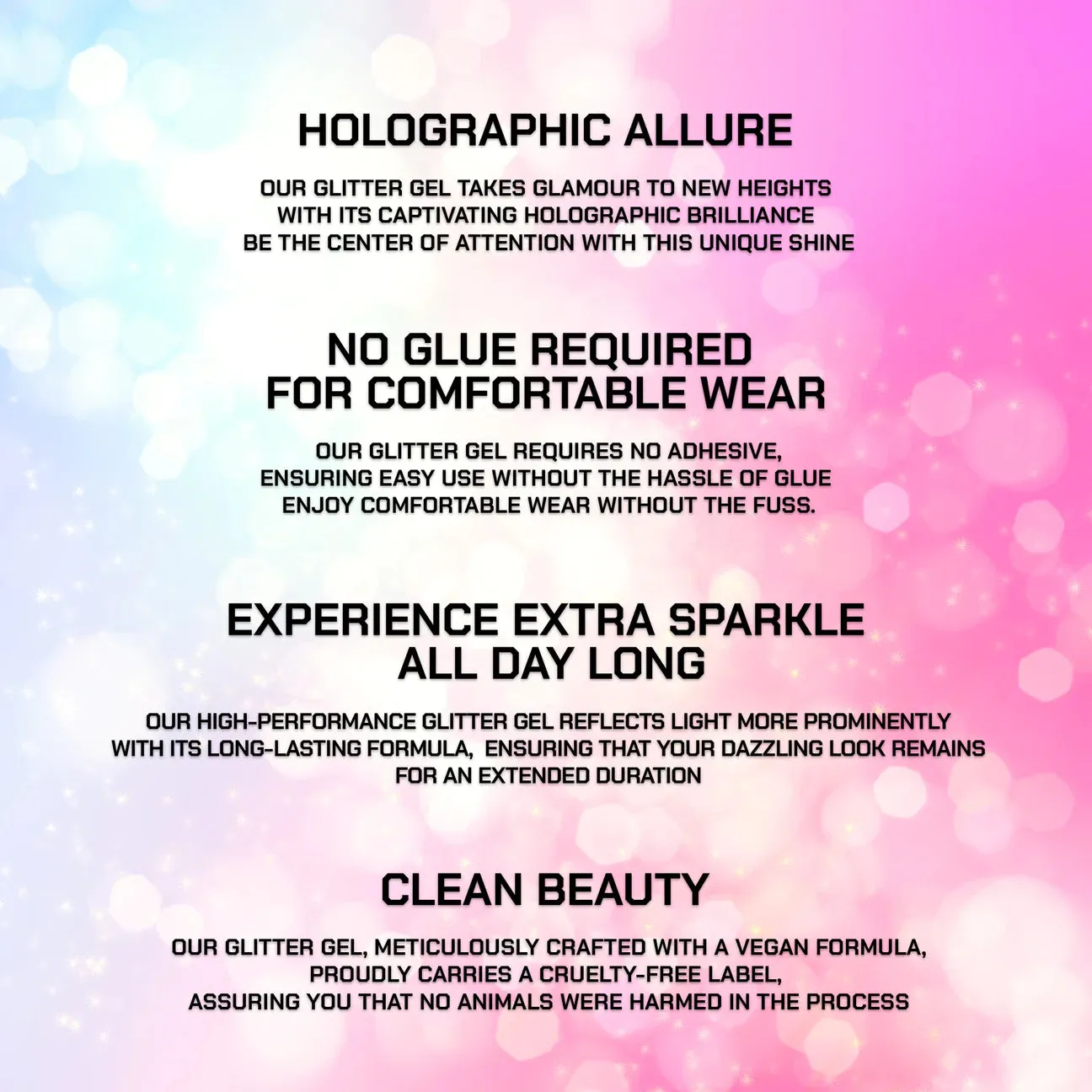 EYES- MOIRA Hologram Glitter Gel- HGG03 Lullaby (3pc bundle, $3 each)