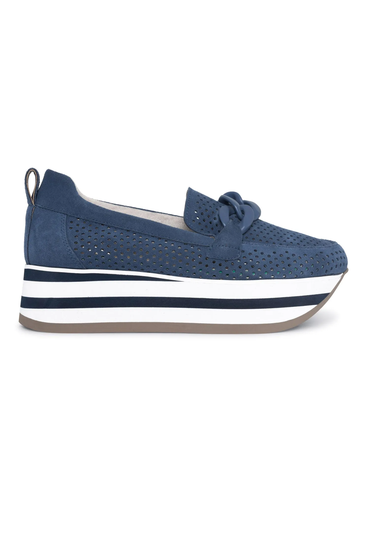 Fern Platform Loafers - Navy