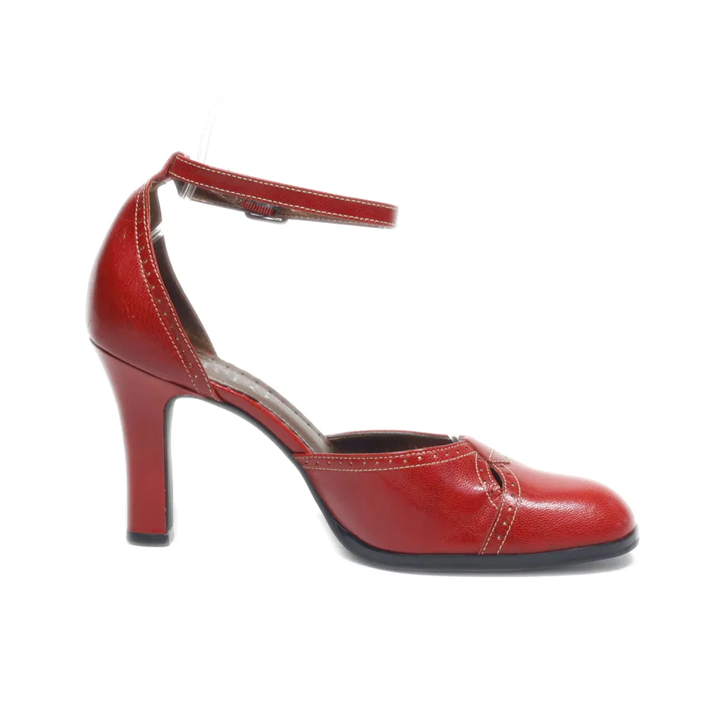 Franco Sarto High-Heel Sandals Leather Red Colour For Women