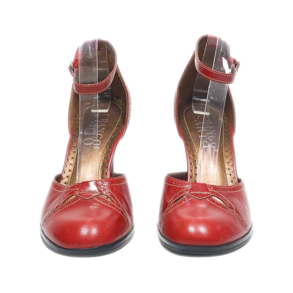 Franco Sarto High-Heel Sandals Leather Red Colour For Women